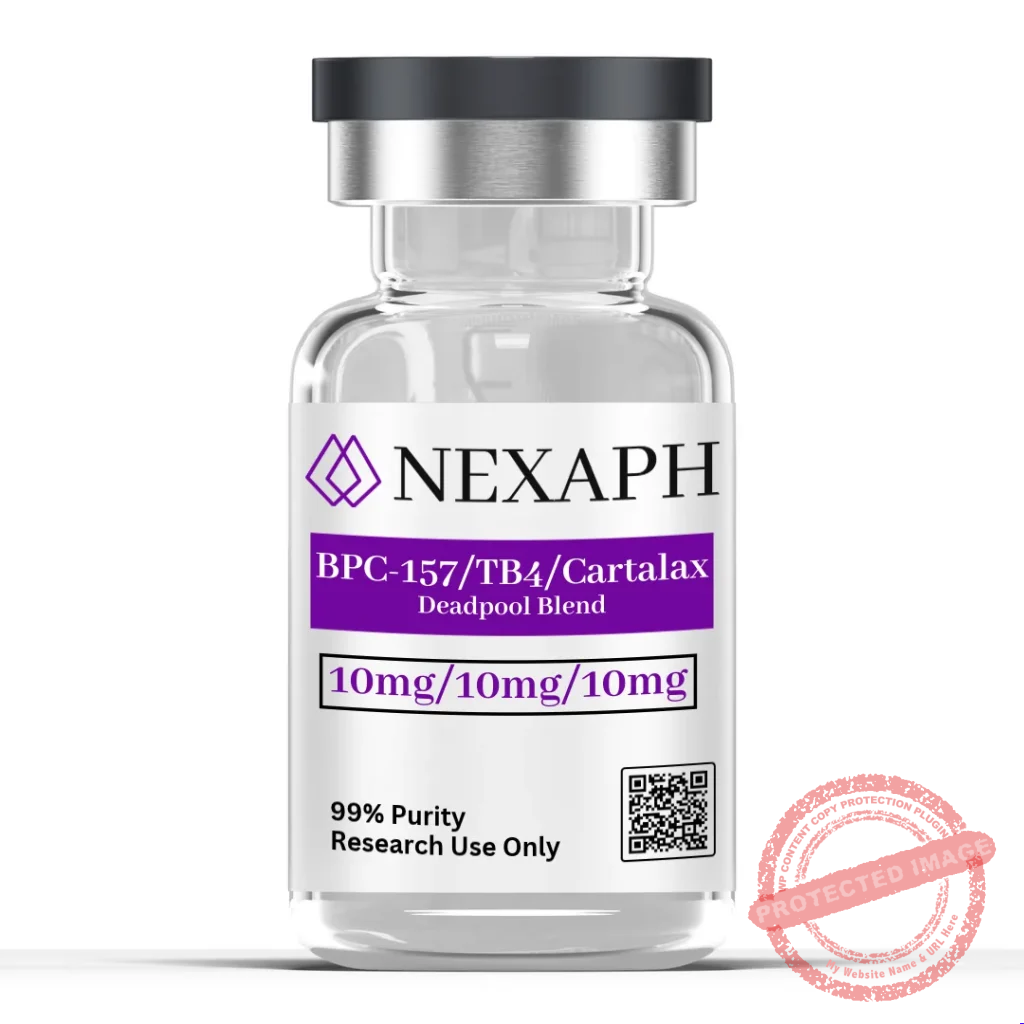 Deadpool Blend BPC-157/TB4/Cartalax 10mg/10mg/10mg Vials Kit Deadpool Blend BPC-157/TB4/Cartalax 10mg/10mg/10mg Vials Kit